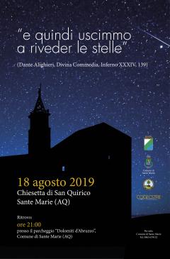 e tornammo a riveder le stelle